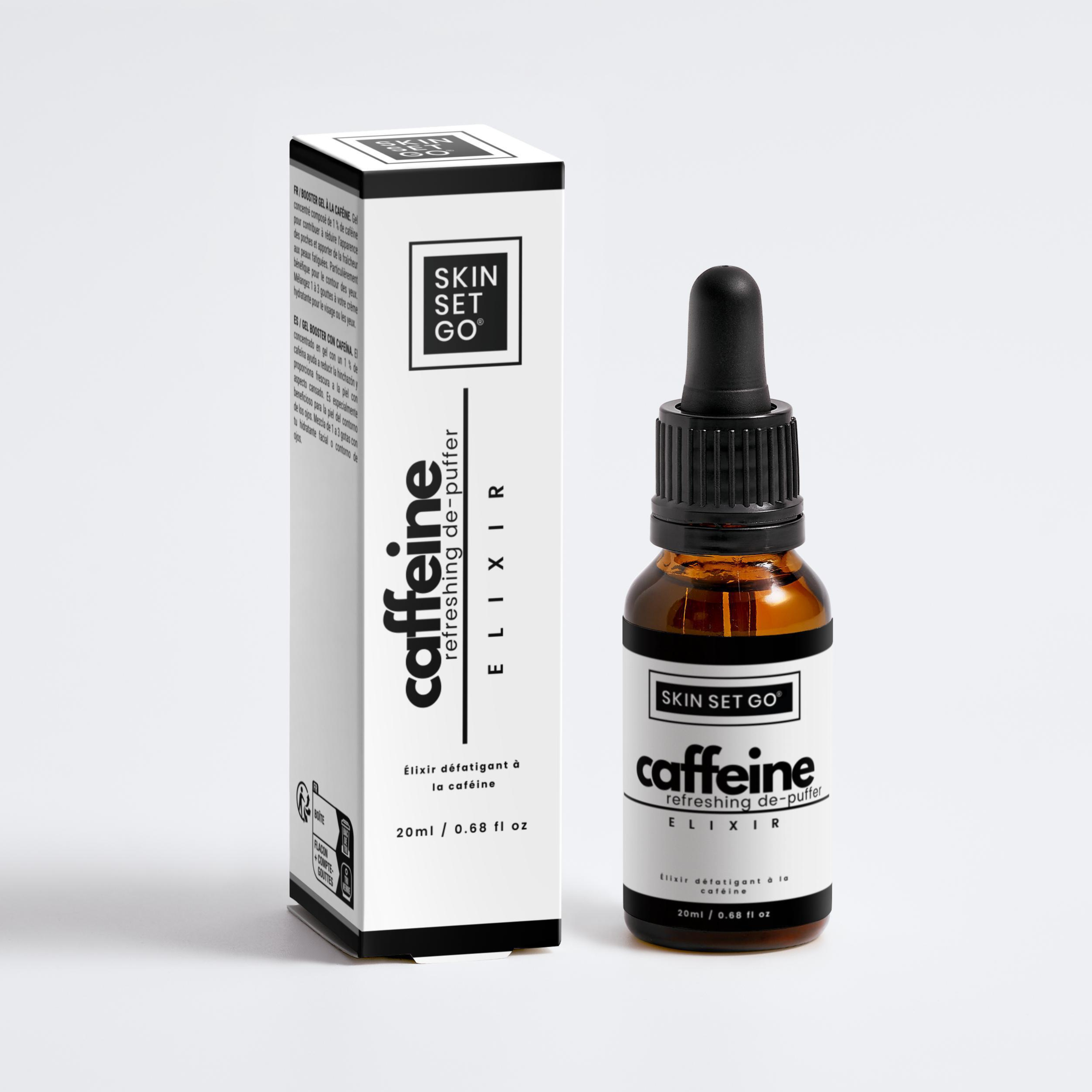 caffeine under eye and face serum