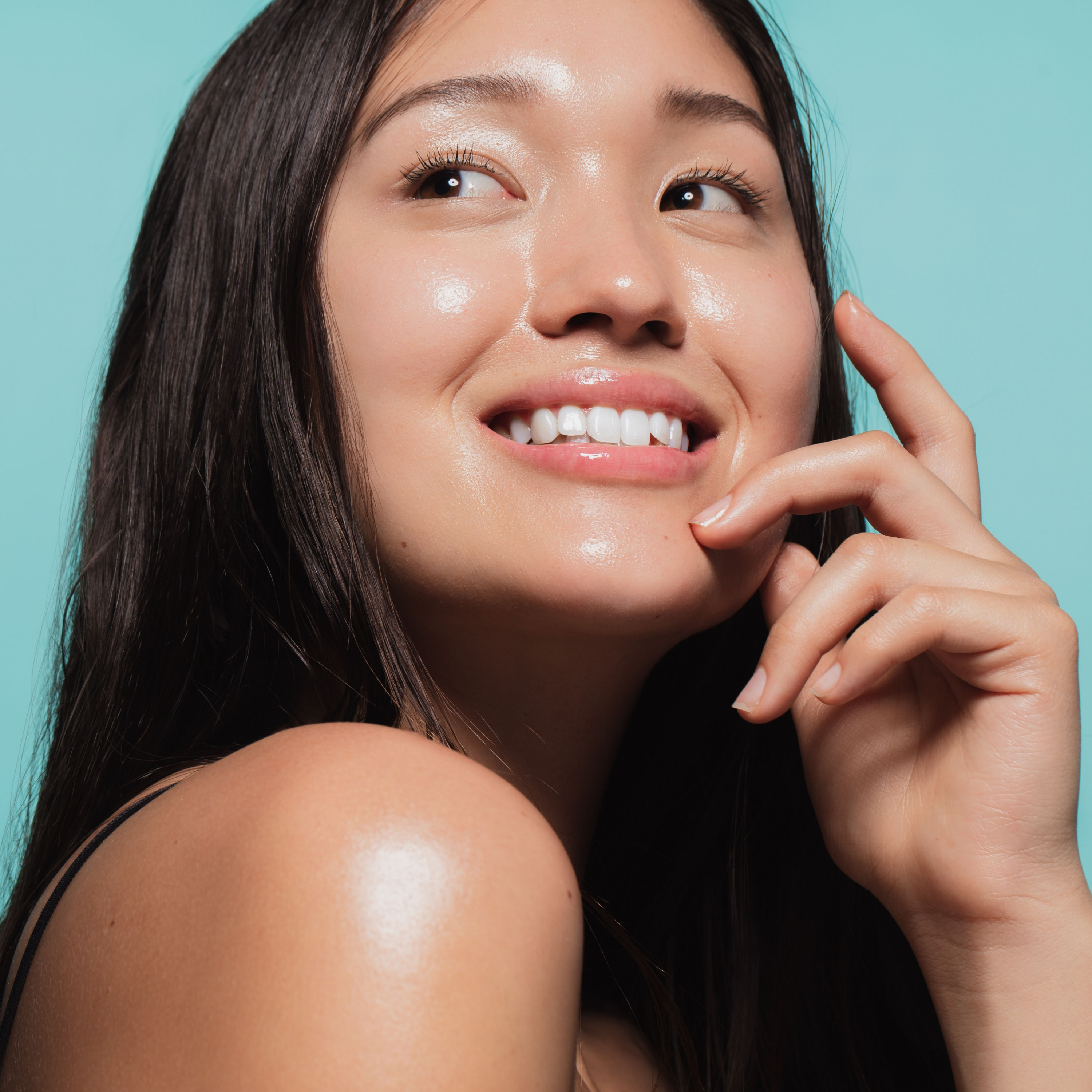 glowy skin from using glow up box skinsetgo