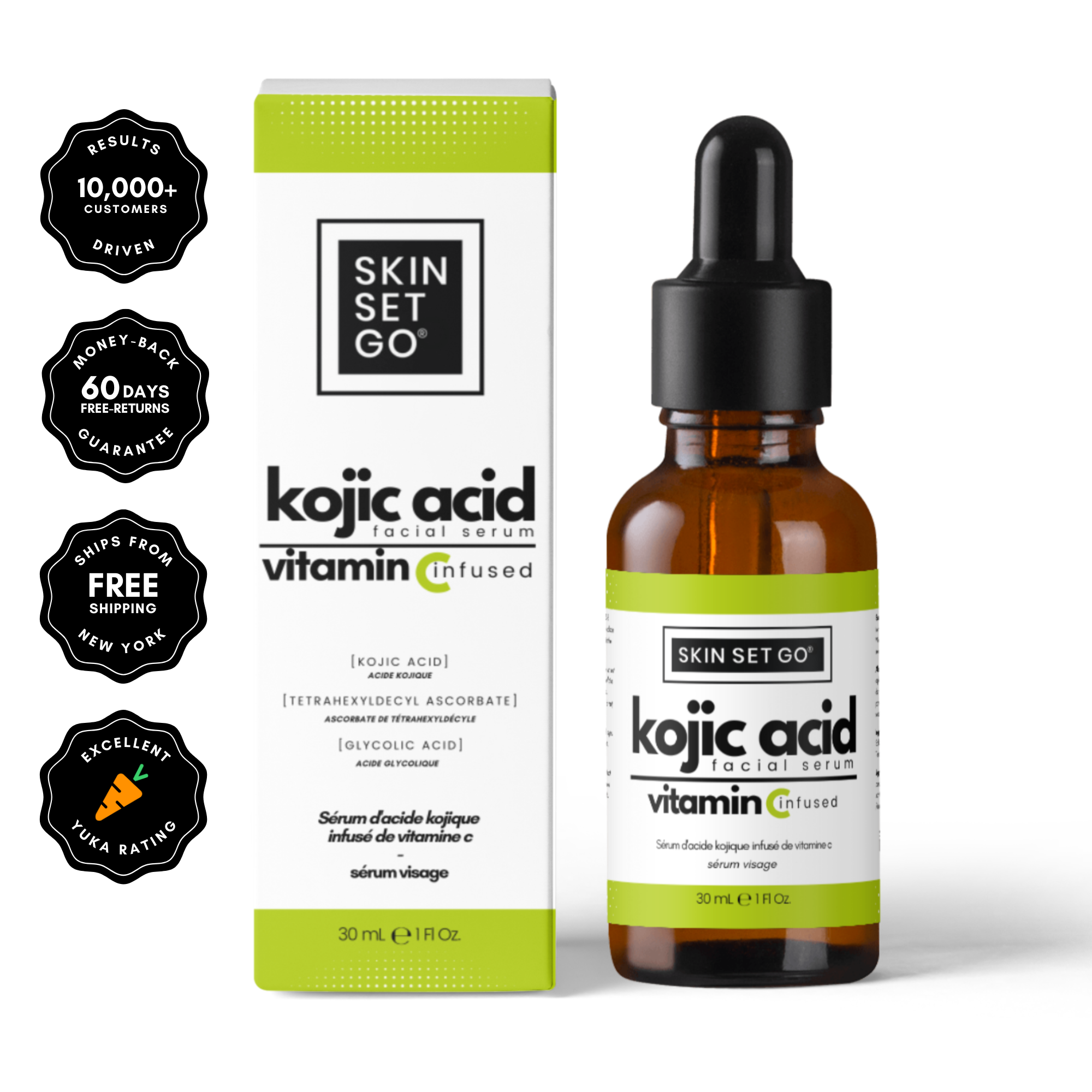 Kojic Acid Serum | SkinSetGo Skincare 